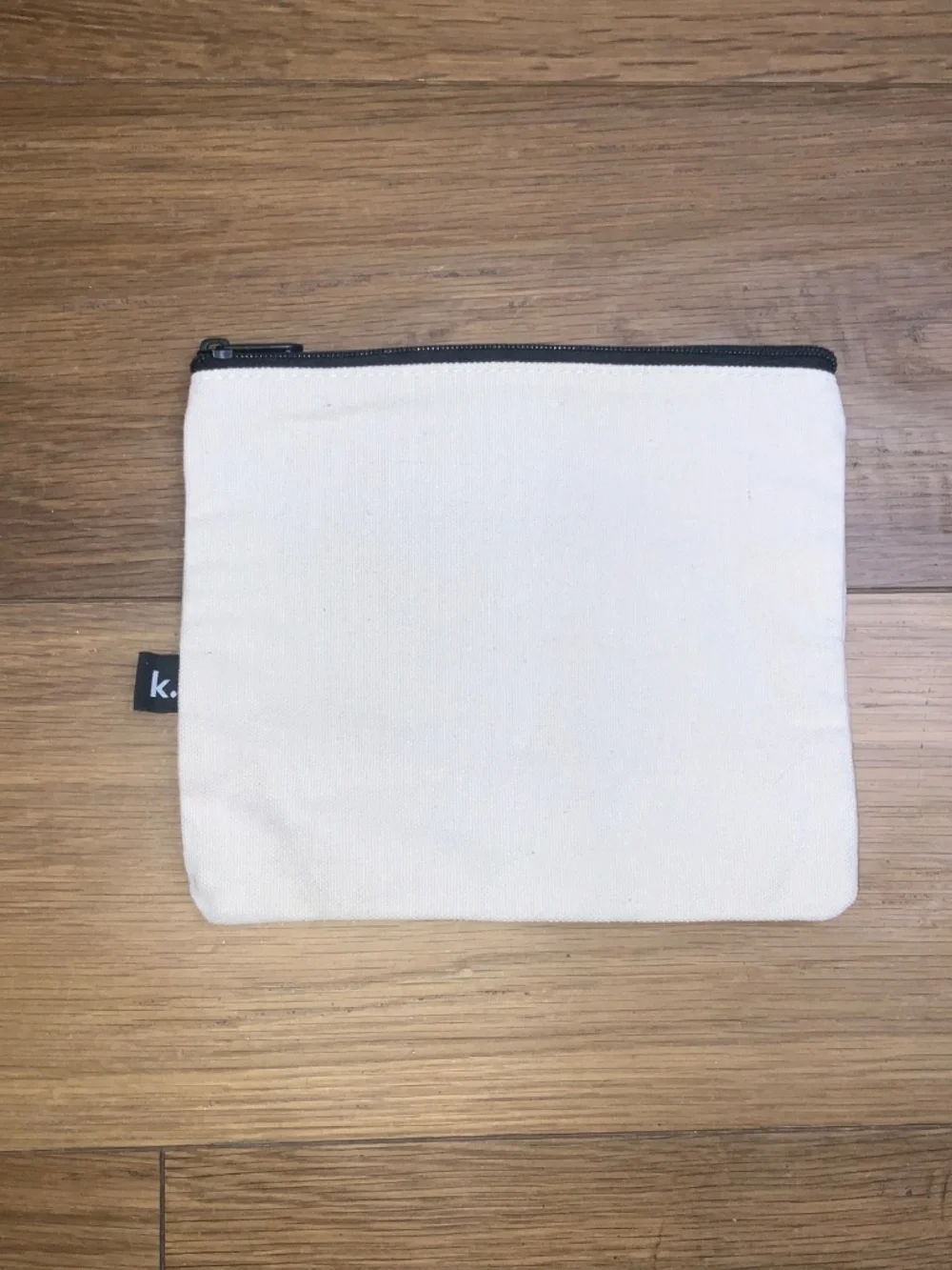 Zippered Hemp/Cotton Cosmetic or Pencil Pouch New Never Used